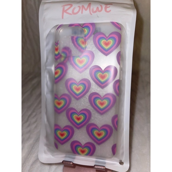 Rainbow Mini Hearts iPhone 12 Pro Max Case 💜 - Picture 9 of 17